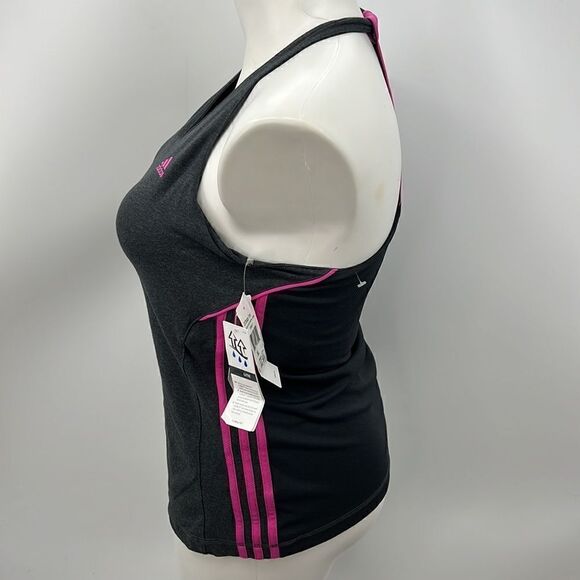 Adidas CS strappy heather gray tennis tank XL - Picture 3 of 4